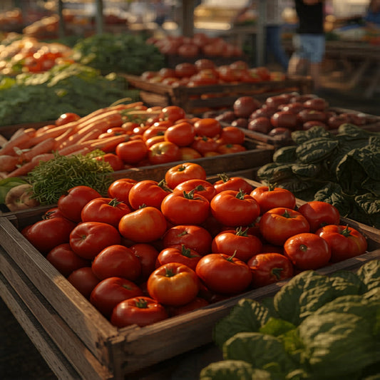 Marché fermier bio au Canada — fruits et légumes biologiques locaux