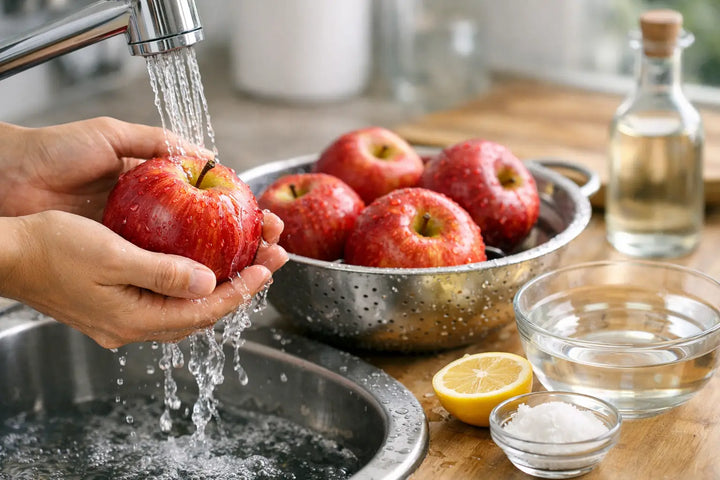 How to remove pesticides from apples