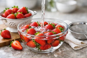 How to clean strawberries without damaging them - the right method