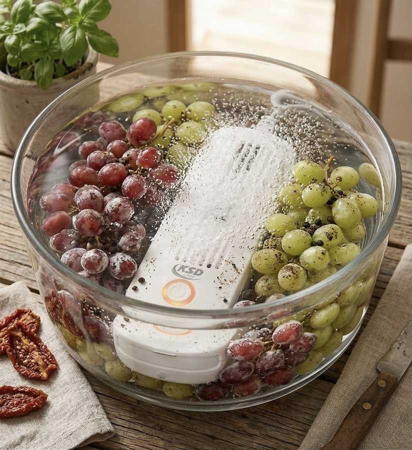 KSD Cleaner nettoyant des raisins par électrolyse