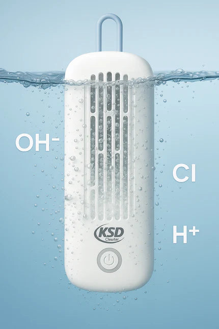 KSD Cleaner fruit and vegetable purifier submerged in water